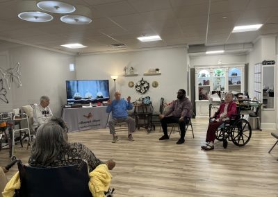a group therapy session at Monarch House